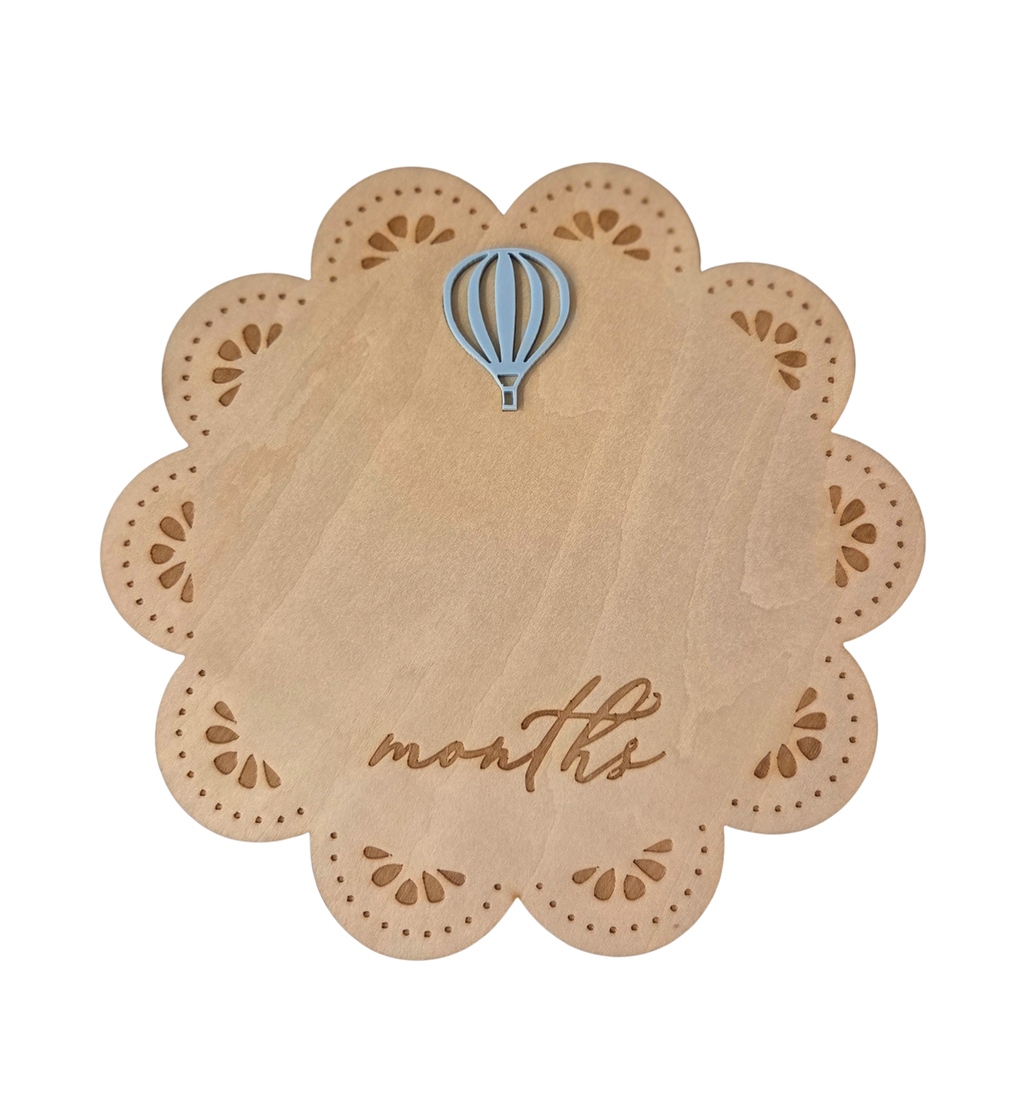 Personalized Wooden Monthly Milestone Cards