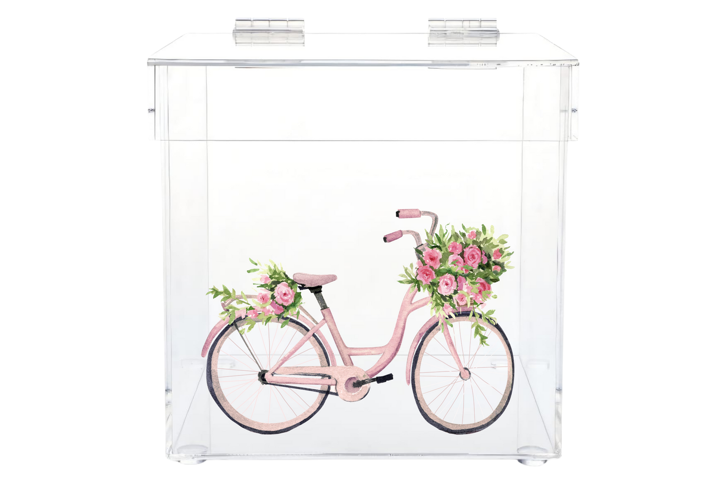 Personalized Lucite Kippah & Accessories Box