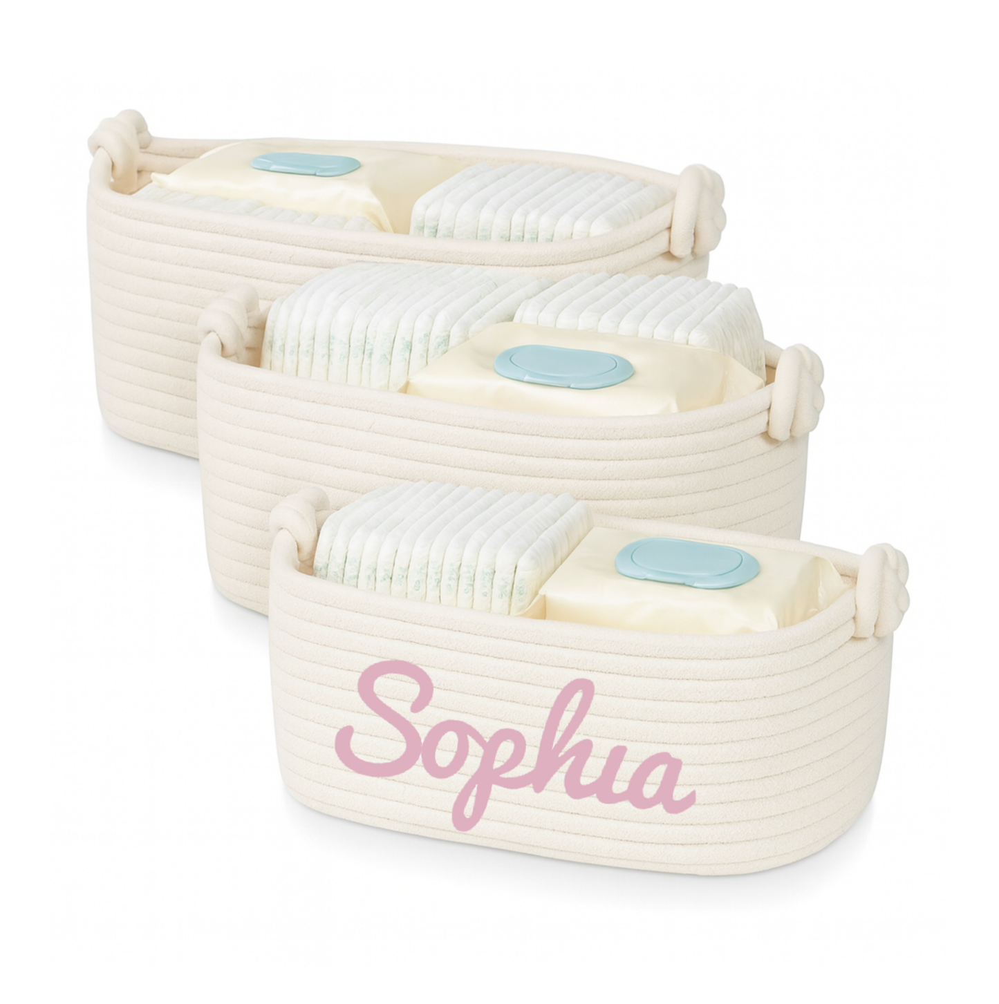 Personalized Baby Caddy Basket