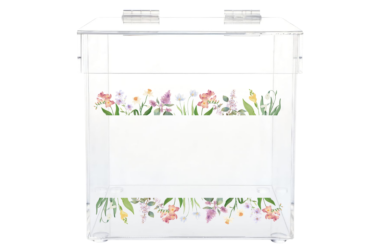 Personalized Lucite Kippah & Accessories Box