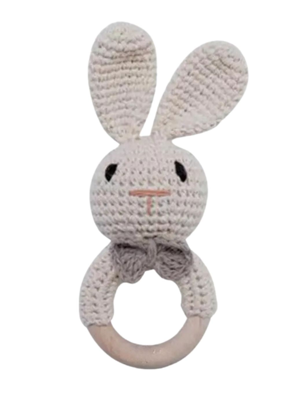 Handmade Knit Animal Rattle