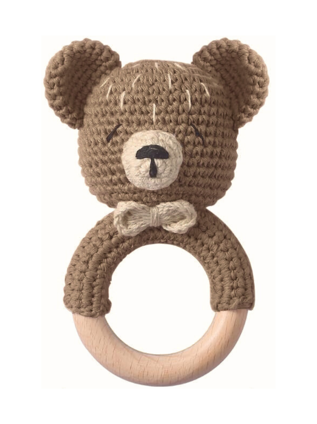Handmade Knit Animal Rattle