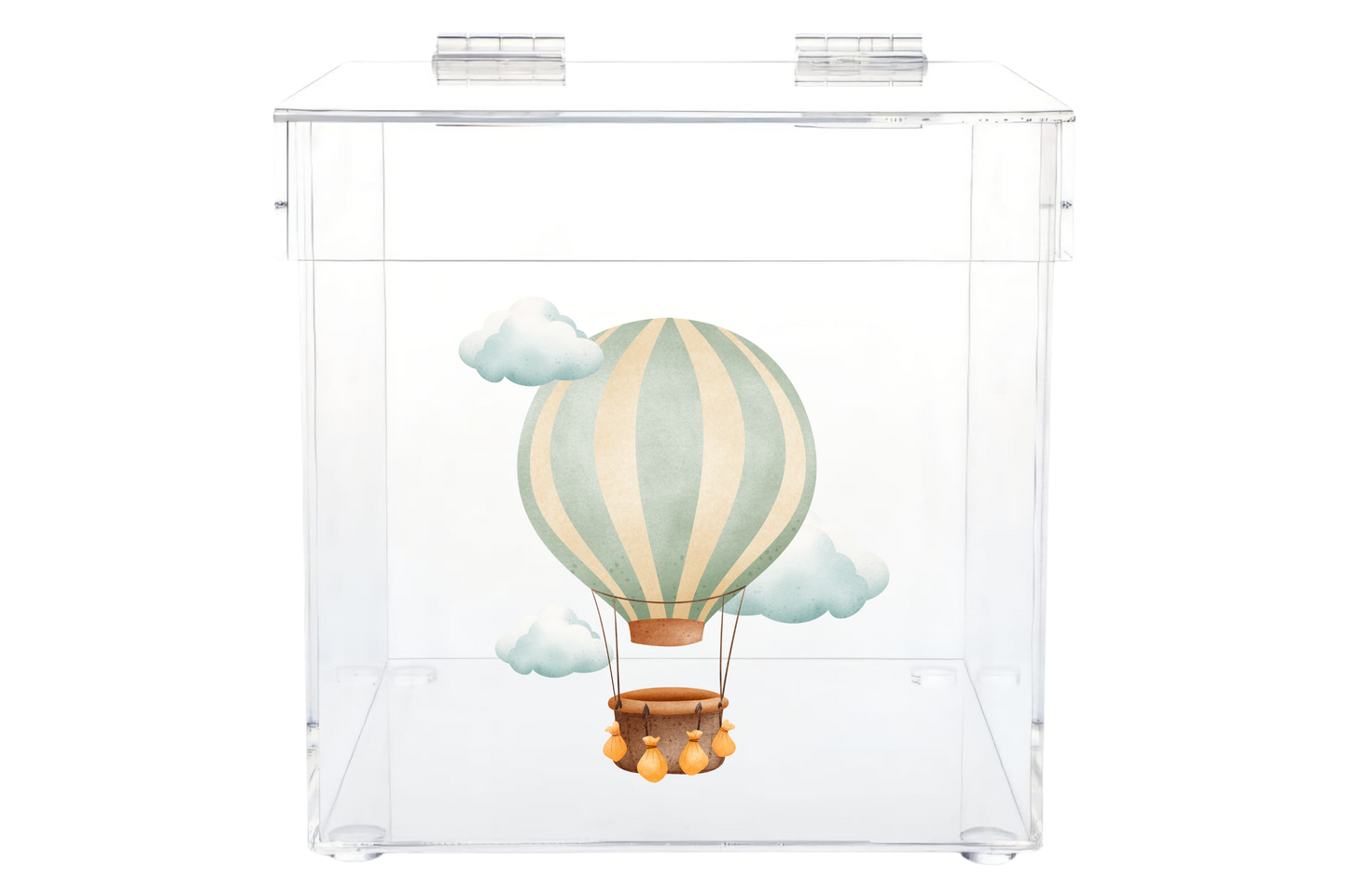 Personalized Lucite Kippah & Accessories Box