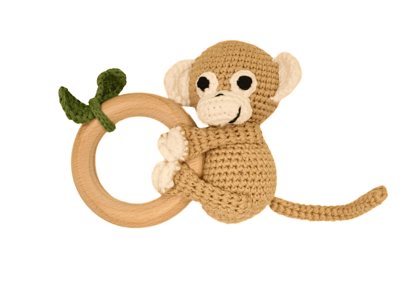 Handmade Knit Animal Rattle