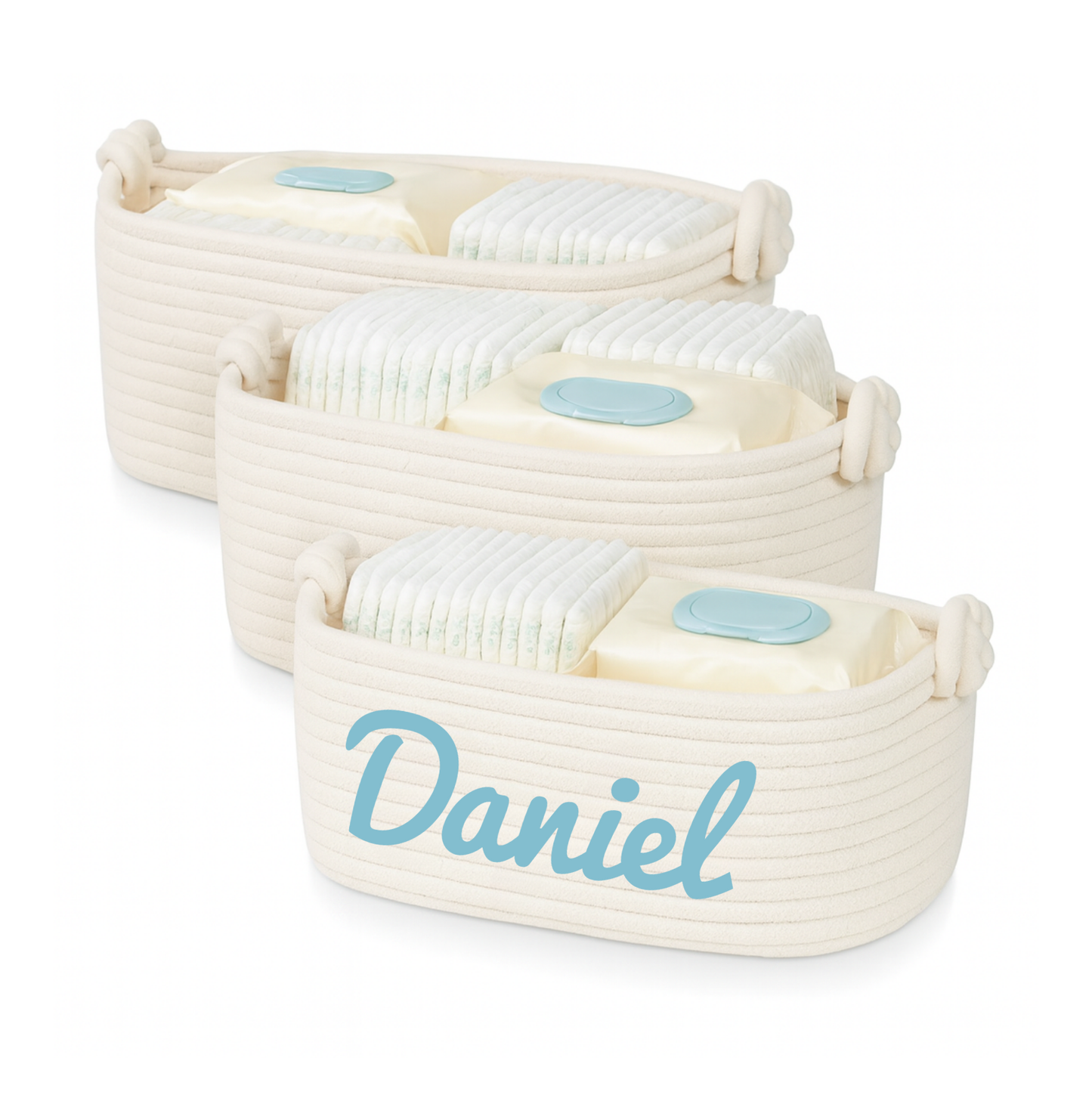 Personalized Baby Caddy Basket